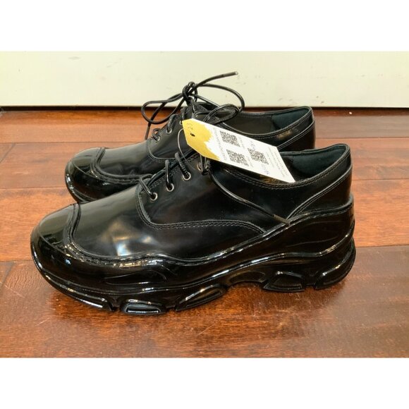 Simone Rocha Trek Black Patent Leather Sneaker Oxfords, Size 8 | 38 - Picture 3 of 6